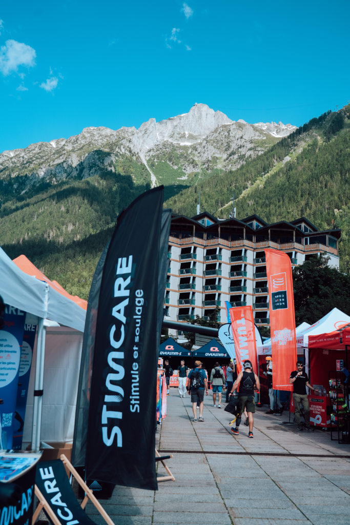 Stand Stimcare à Chamonix