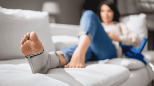 entorse cheville operation